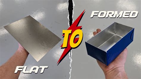 metal shop lock box project|how to make sheet metal boxes.